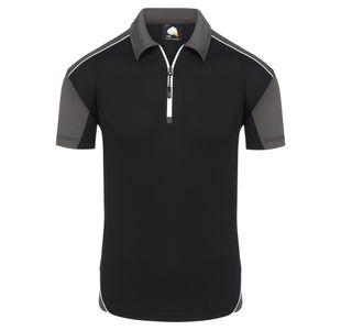 Fireback Wicking Polo Blk/Grh 3Xl