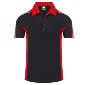 Avocet Wicking Polo Navy/Red Xl
