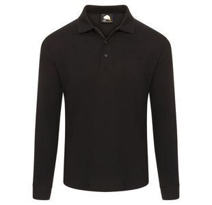 Weaver Long Sleeved Polo Black Xl