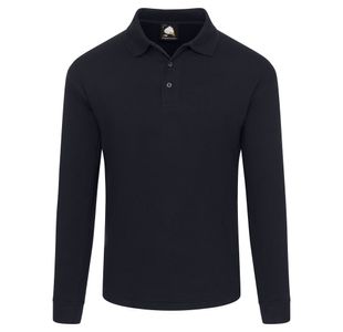 Weaver Long Sleeved Polo Navy 2Xl