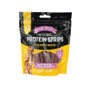 Dog Treat Protein Chicken Strip Pk12