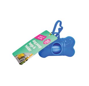 Dog Poo Bags And Holder Pk10