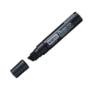 Pentel N50Xl-A Jmbo Perm Mrkr Blk P6