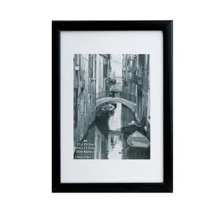 Hampton Frames Black Wooden Frame A4