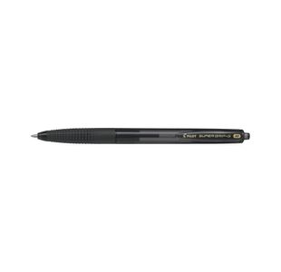 Pilot Super Grip G Ball Med Blk Pk12