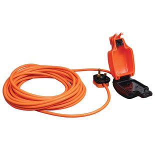 Ip54 1 Socket Wprf Extn Lead 10M