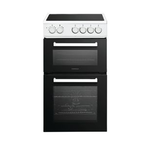 Electric Ceramic Double Oven 90L Wht