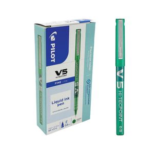 Pilot V5 Hitecpoint Ult 0.3 Grn Pk12