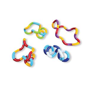 Tangle Junior Fidget Toy/Puzzle Pk4