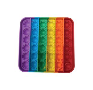 Pop Fidget Pad Square Multicoloured
