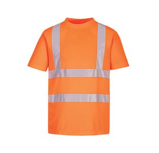 Eco Hi Vis T-Shirt S/S Org 4Xl Pk6