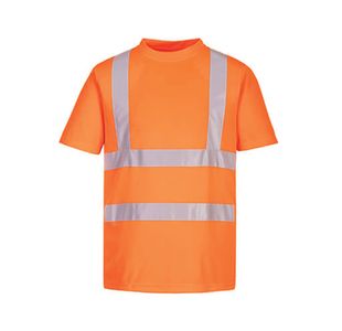 Eco Hi Vis T-Shirt S/S Org S Pk6