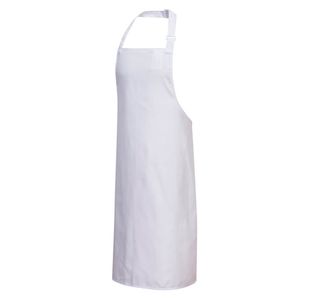 Polycotton Bib Apron White