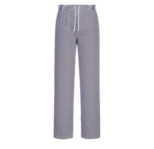Bromley Chefs Trousers Blue Check S