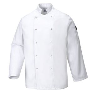 Suffolk Chefs Jacket L/S White Xs