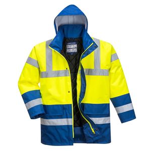 Hi-Vis Cont Winter Jacket Ylw/Ro S