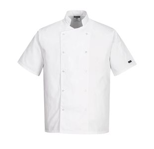 Cumbria Chefs Jacket S/S White Xl