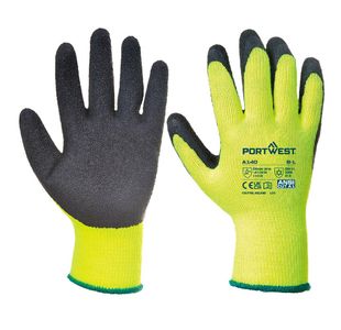 Thermal Grip Glove Latex Blk Xl Pk12