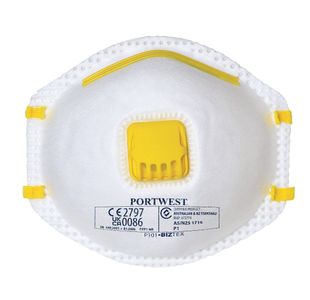 Ffp1 Valved Respirator Pk10 Wht Pk10