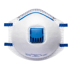 Ffp2 Valved Respirator Pk10 Wht Pk10