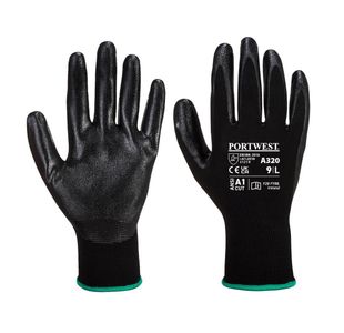 Dexti-Grip Glove Black M Pk12
