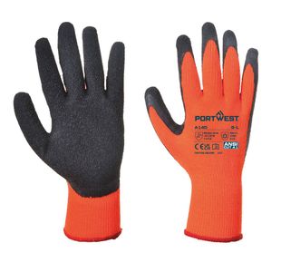 Tmal Grip Glv Latex Org/Blk Xxl Pk12