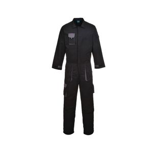 Texo Contrast Coverall Blk L