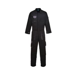 Texo Contrast Coverall Blk Xl