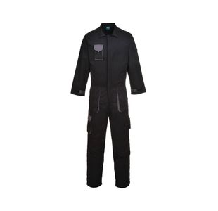 Texo Contrast Coverall Blk 2Xl