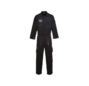 Texo Contrast Coverall Blk 3Xl