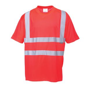 Hi-Vis T-Shirt S/S Red Xxxl