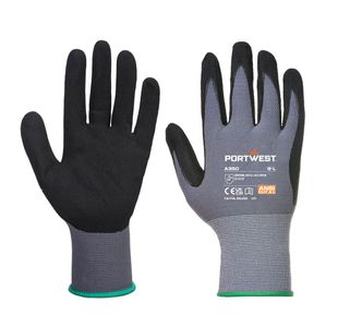 Dermiflex Glove Black M Pk12