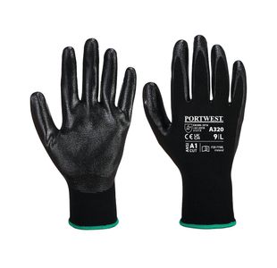 Dexti-Grip Glove Black S Pk12