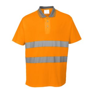 Hi-Vis C/C Polo Shirt S/S Org Xxl