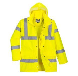 Hi-Vis Rain Traffic Jacket Yellow S