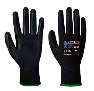 Economy Cut Glove Black L Pk12