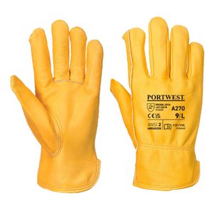 Classic Driver Glove Tan L Pk12