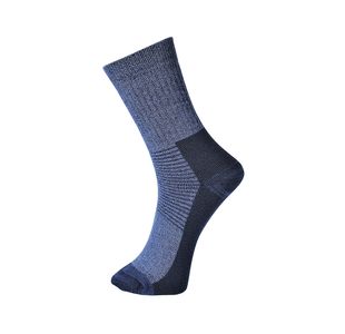 Thermal Sock Blue 39-43 Pk6
