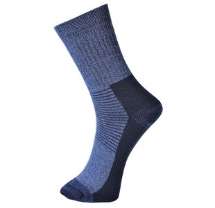 Thermal Sock Blue 44-48 Pk6