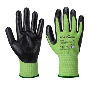 Grn Cut Glv Nit Foam Grn/Blk Xl Pk12