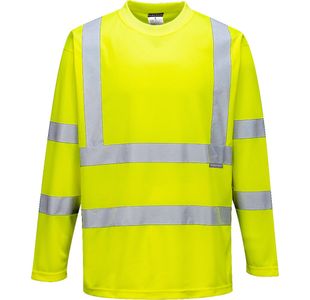 Hi-Vis T-Shirt L/S Yellow L