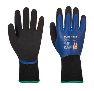 Thermo Pro Glove Blue/Black L Pk12
