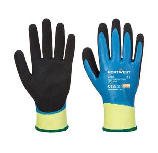 Aqua Cut Pro Glove Blue/Blk Xl Pk12