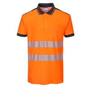 Pw3 Hi-Vis C/C Polo Shirt S/S O/B S