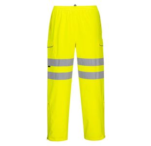 Hi-Vis Extreme Rain Trousers Ylw S