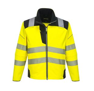 Pw3 Hi-Vis Softshell 3L Ylw/Blk S
