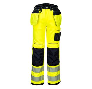 Pw3 Hi-Vis Hol Work Trs Yw/Blk 48