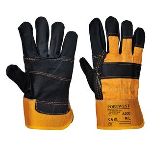 Furniture Hide Glove Yellow Xl Pk12