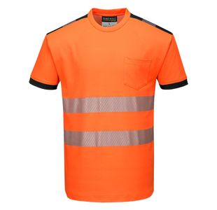 Pw3 Hi-Vis C/C T-Shirt S/S O/B 4Xl