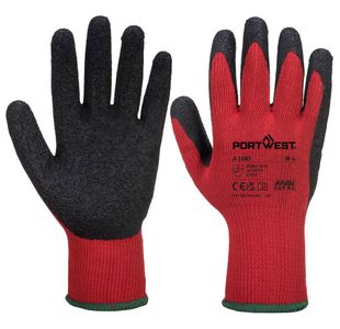 Grip Glove Latex Red/Black Xxl Pk12